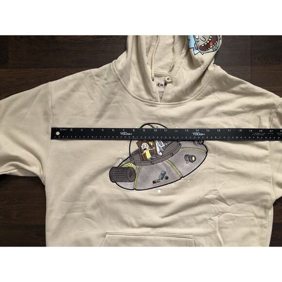 Rick And Mortuary Tan Embroidered Hood Men’s Sz Medium Nowt - Picture 15 of 16